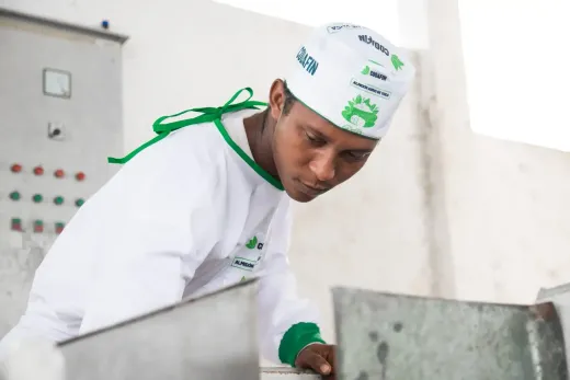 Equipo de planta con dotación de proceso